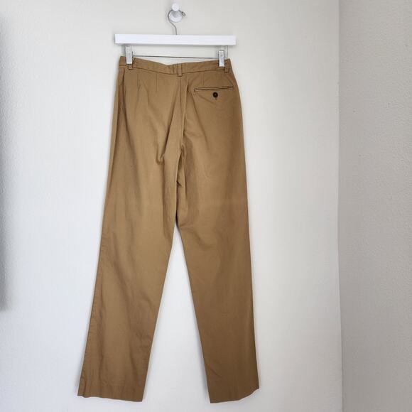 Vintage 90s C.P. Company Tan High Rise Pinstripe Straight Leg Pants Italy 2 - Picture 8 of 11